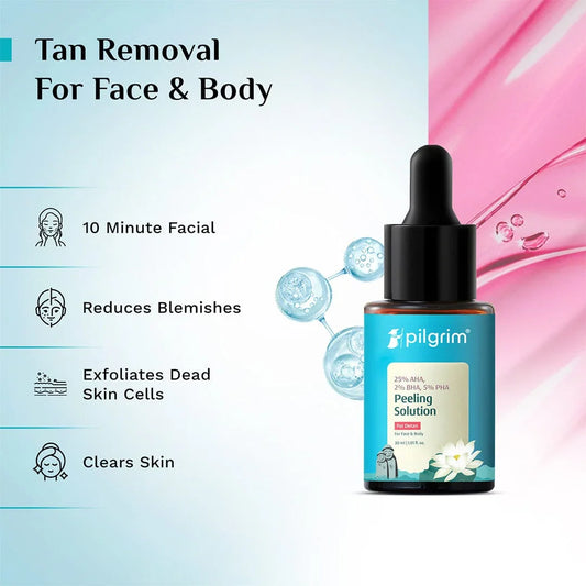 25% AHA, 2% BHA, 5% PHA Peeling Solution-For Glowing Skin